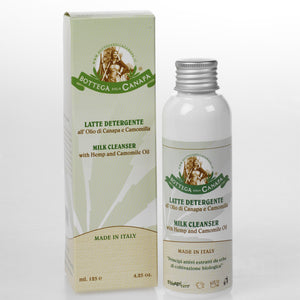 Latte Detergente all' Olio di Canapa e Camomilla Confezione 125 ml