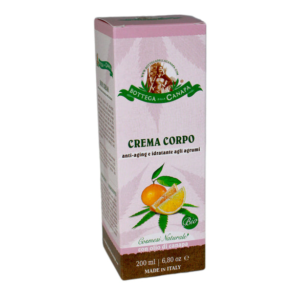 Crema Corpo BIO - anti-aging e idratante agli agrumi Confezione 200 ml